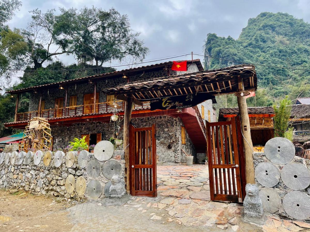 Tày Homestay Làng Đá Cổ Khuổi Ky- Bản Giốc Cao Bang Ngoại thất bức ảnh