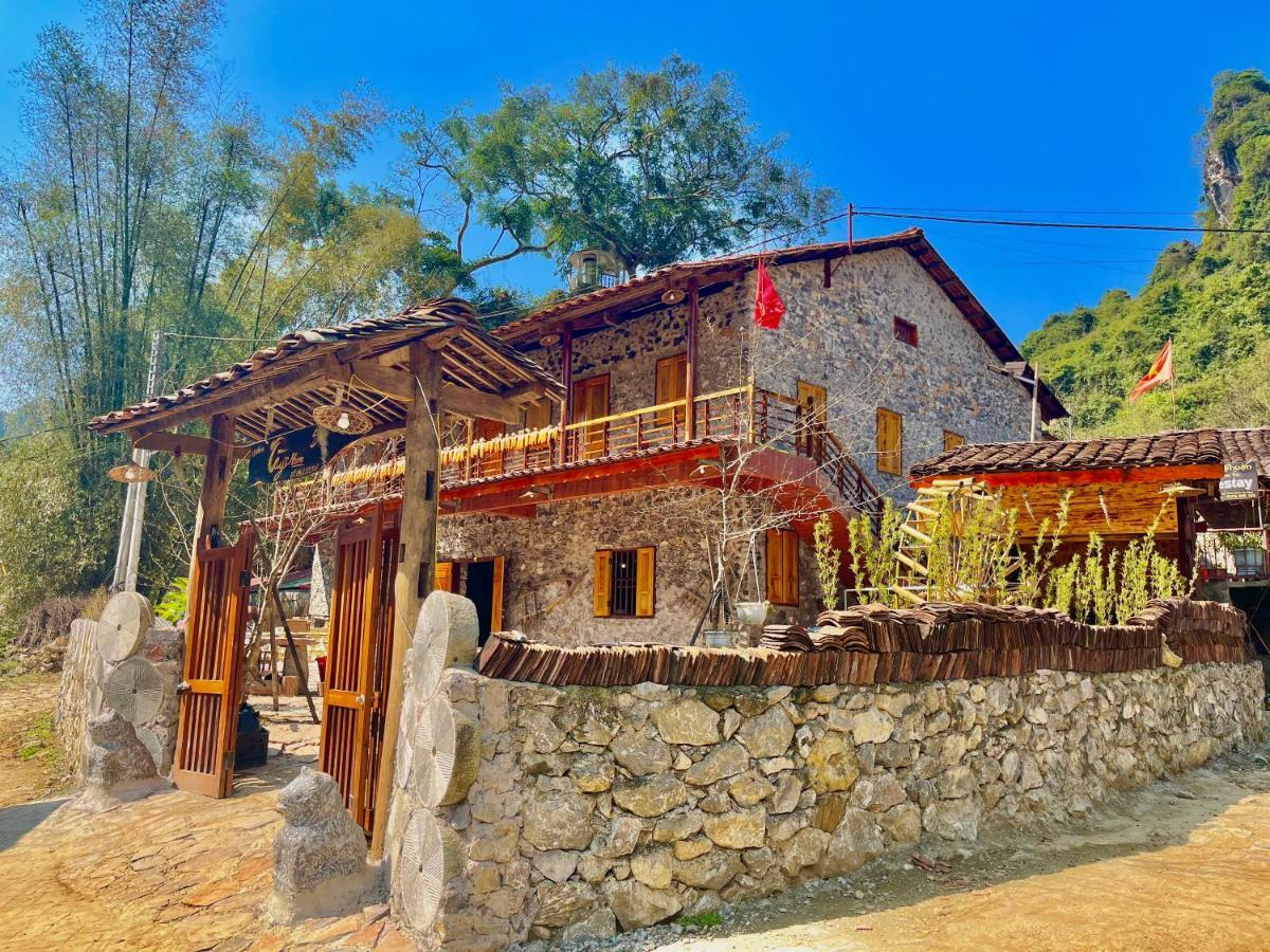 Tày Homestay Làng Đá Cổ Khuổi Ky- Bản Giốc Cao Bang Ngoại thất bức ảnh